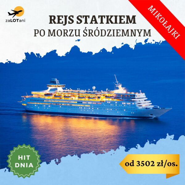 Rejs statkiem po morzu Śródziemnym