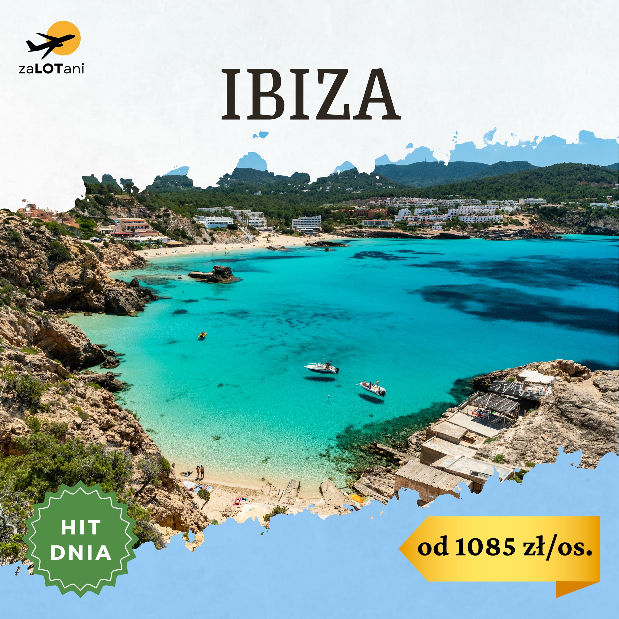 Hit Dnia Ibiza od 1085 zł za osobę