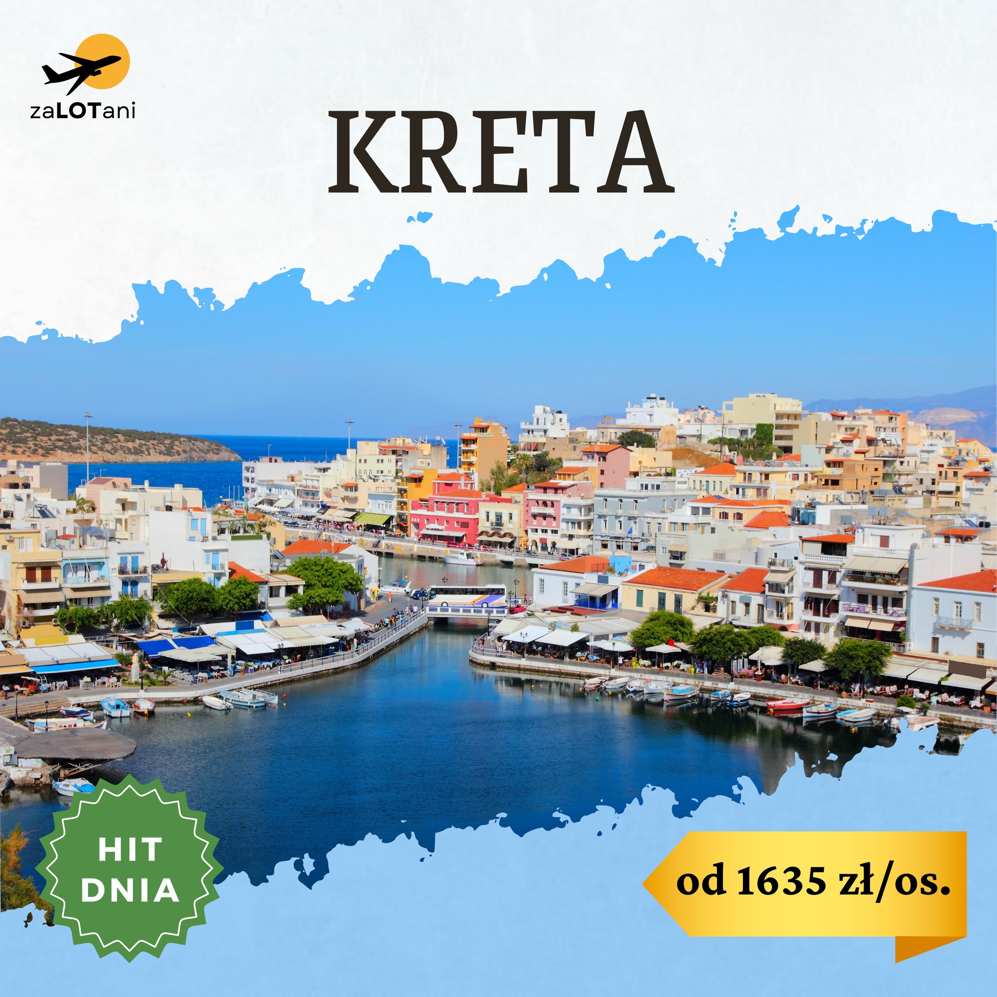 Hit Dnia - Kreta o od 1635 zł/os.