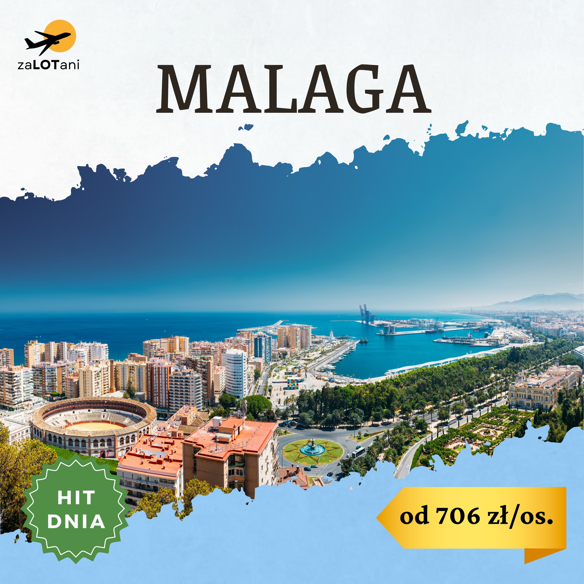 Hit Dnia - Malaga, od 706 zł/os