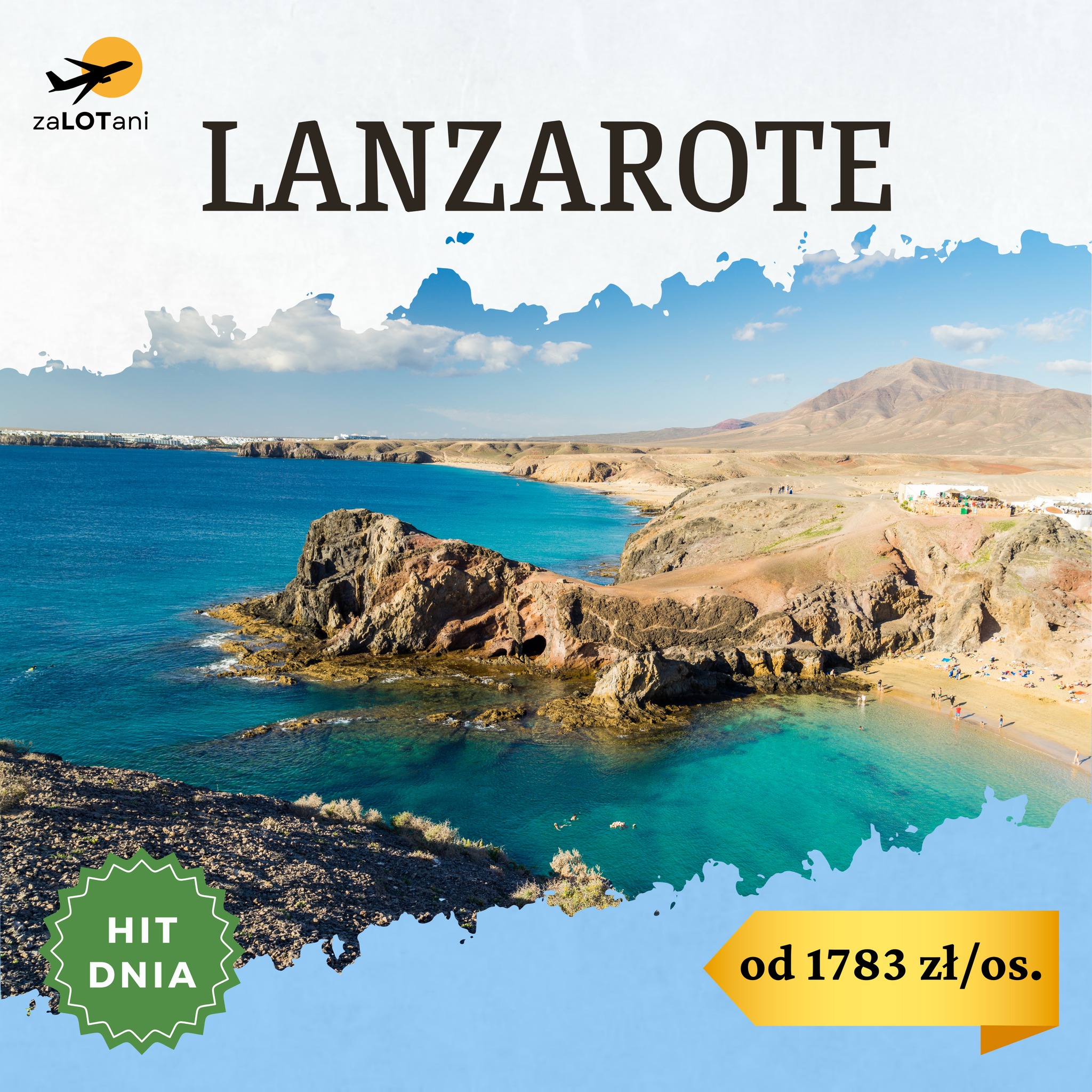 Hit Dnia Lanzarote, od 1783 zł/os.