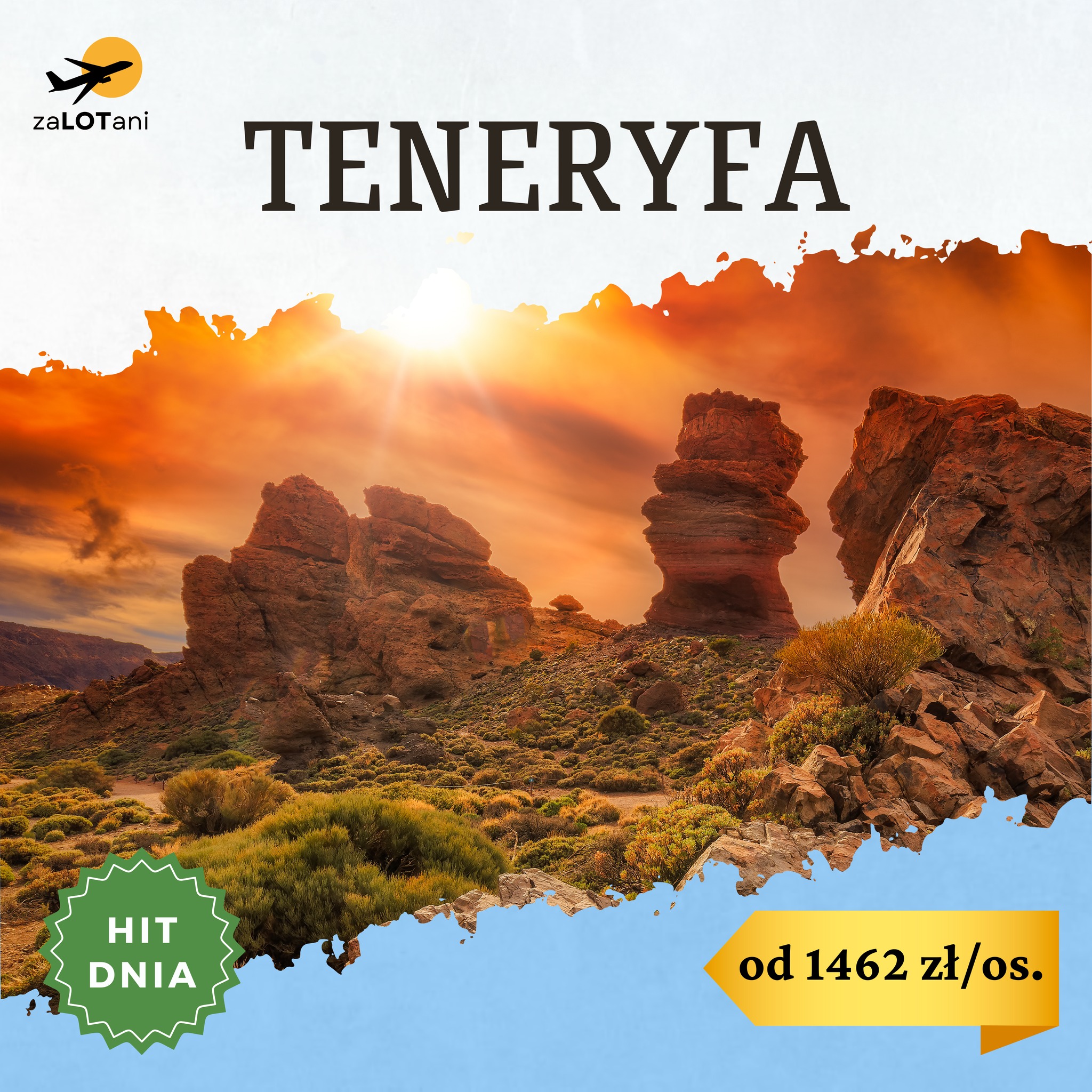Hit Dnia, Teneryfa od 1462 zł/os.