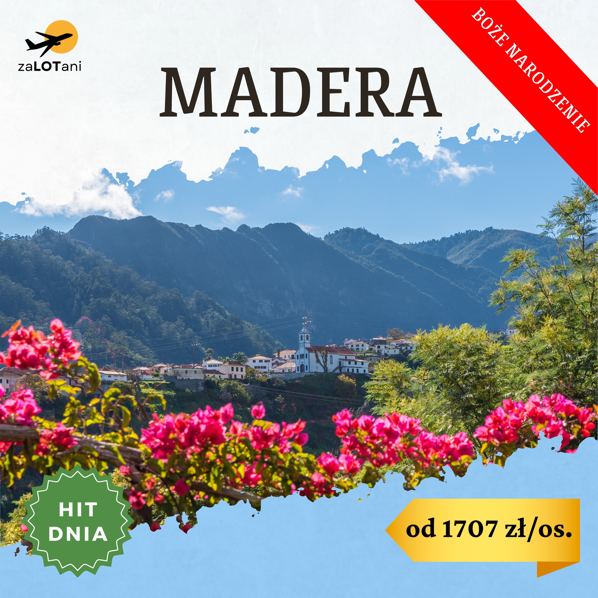 Hit Dnia na Boże Narodzenia, Madera od 1707 zł/os.