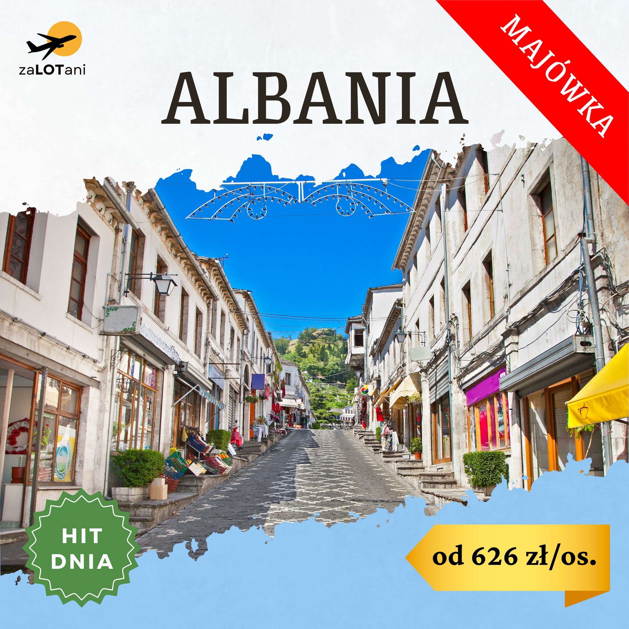 Hit Dnia, Albania na Majówkę od 626 zł/os.