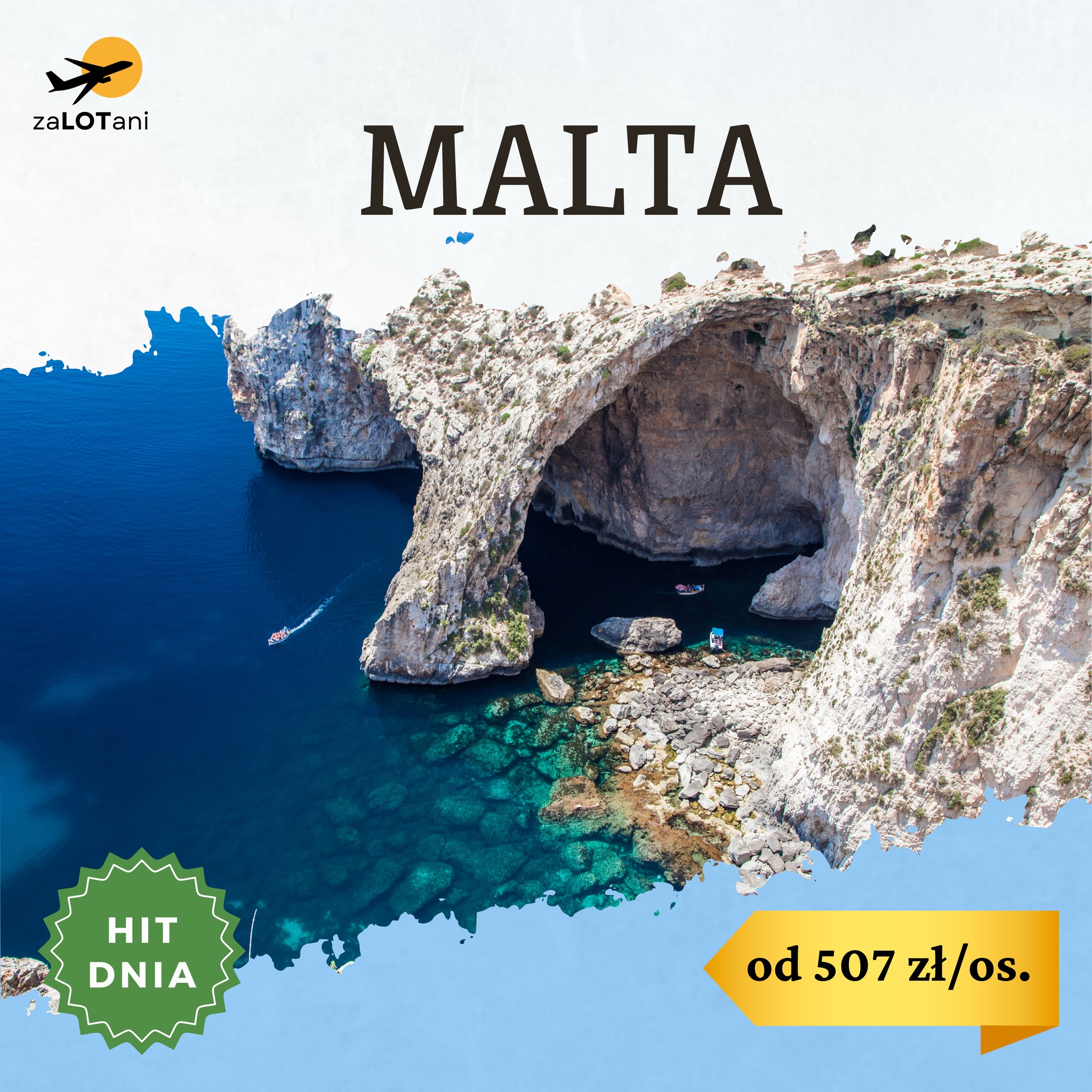 Hit Dnia - Malta w marcu od 507 zł/os.