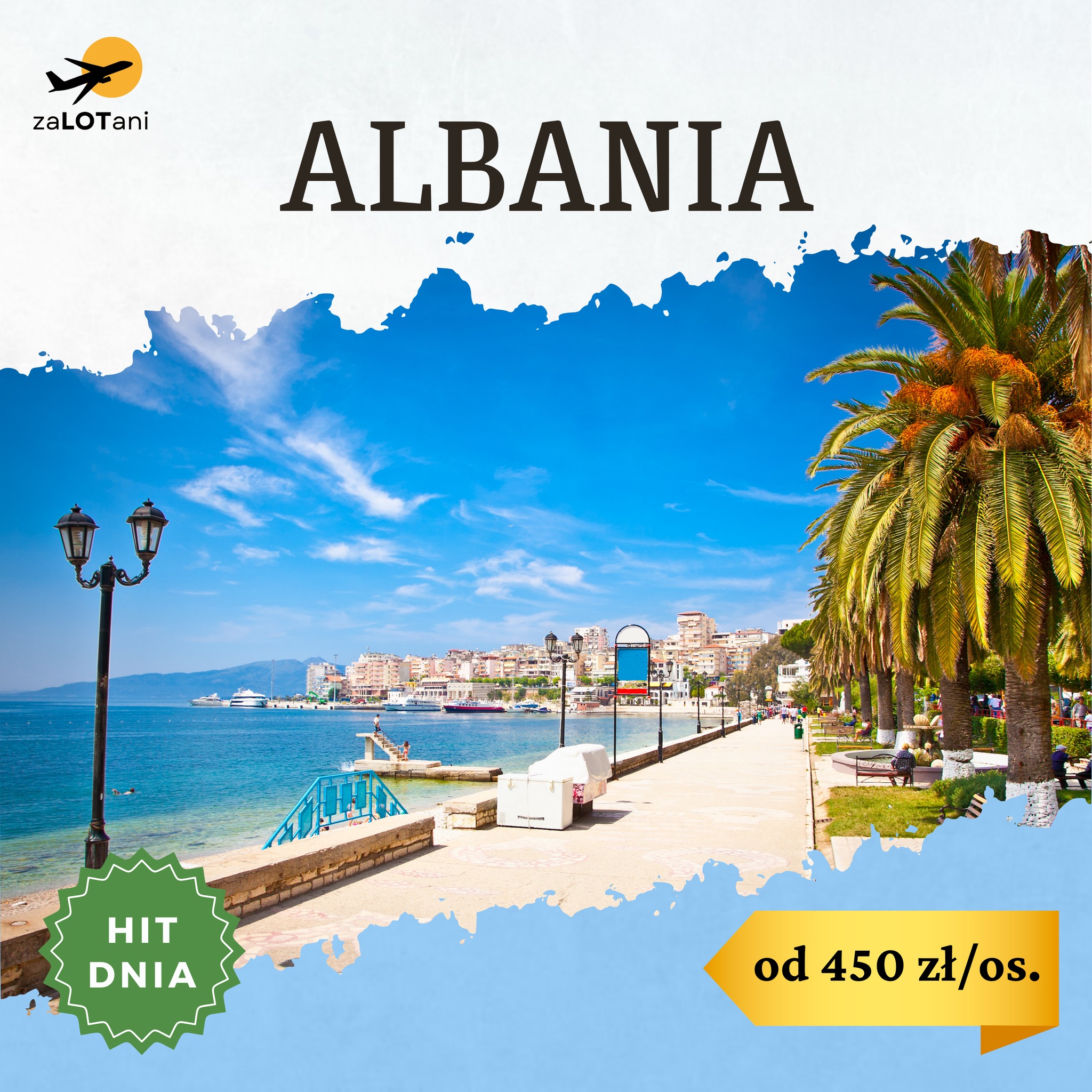 Hit Dnia do Albanii od 450 zł/os.