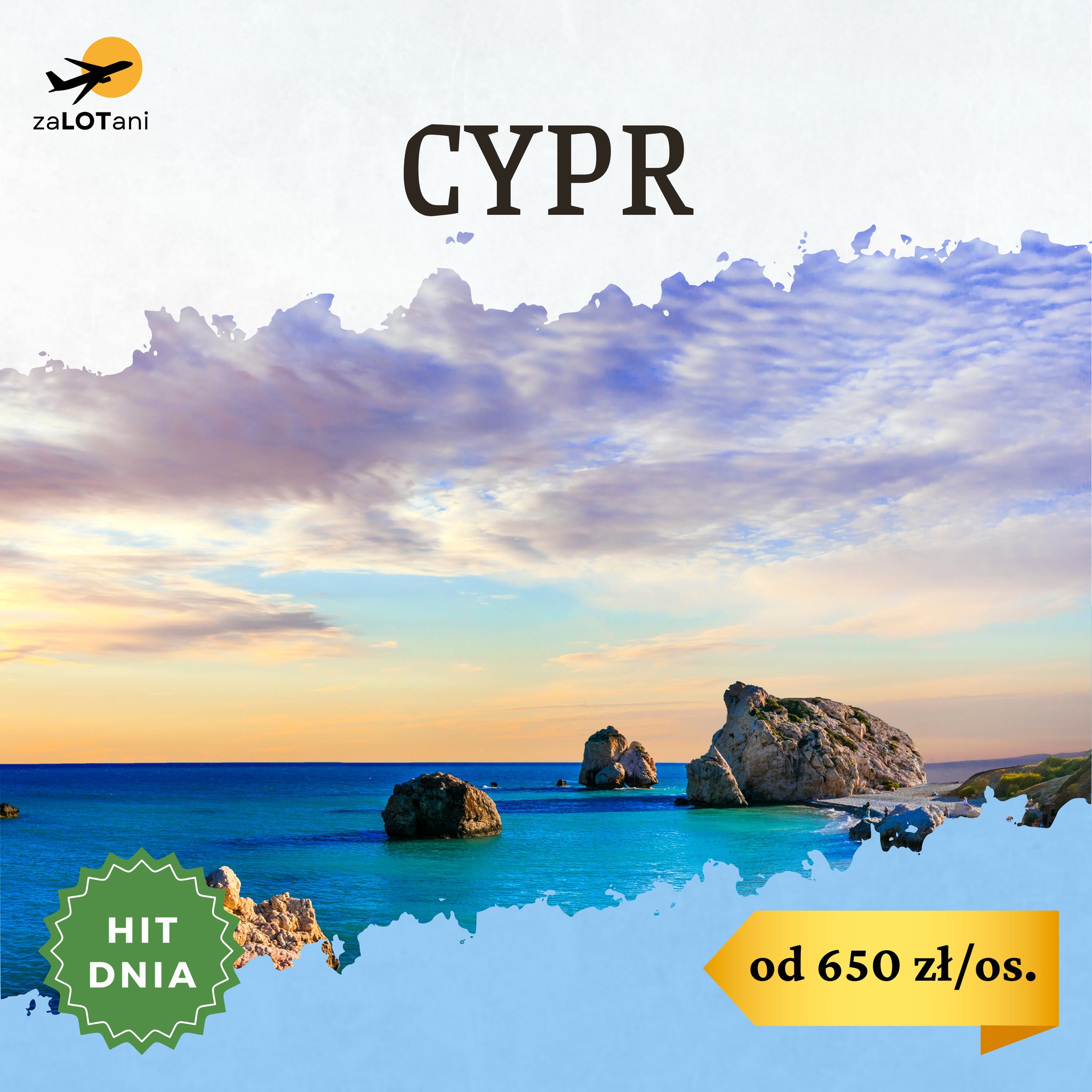 Hit Dnia - Cypr od 650 zł/os.