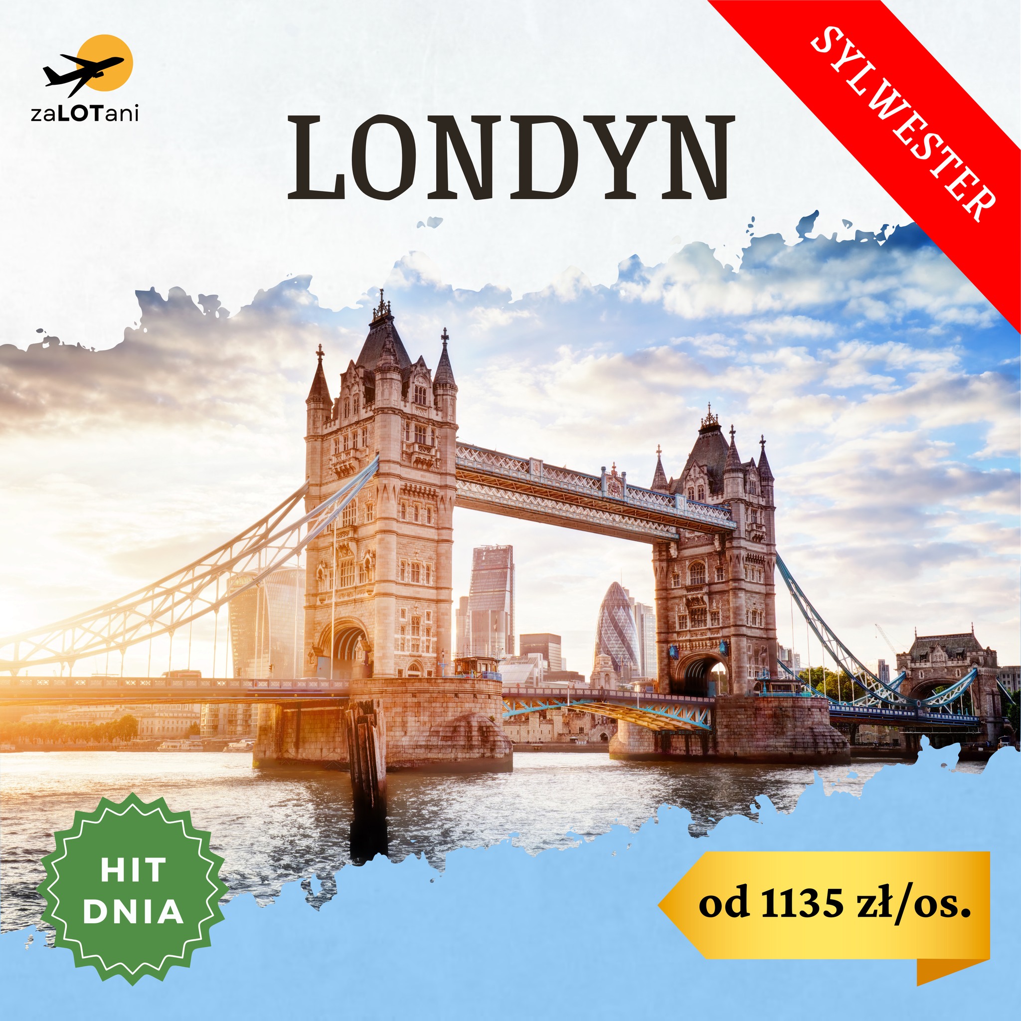 Hit Dnia na Sylwestra do Londynu od 1135 zł/os.