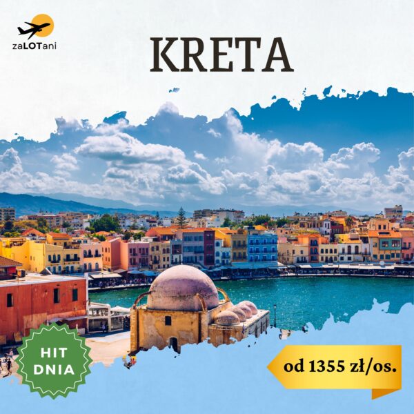 Hit Dnia na Kretę od 1355 zł za osobę