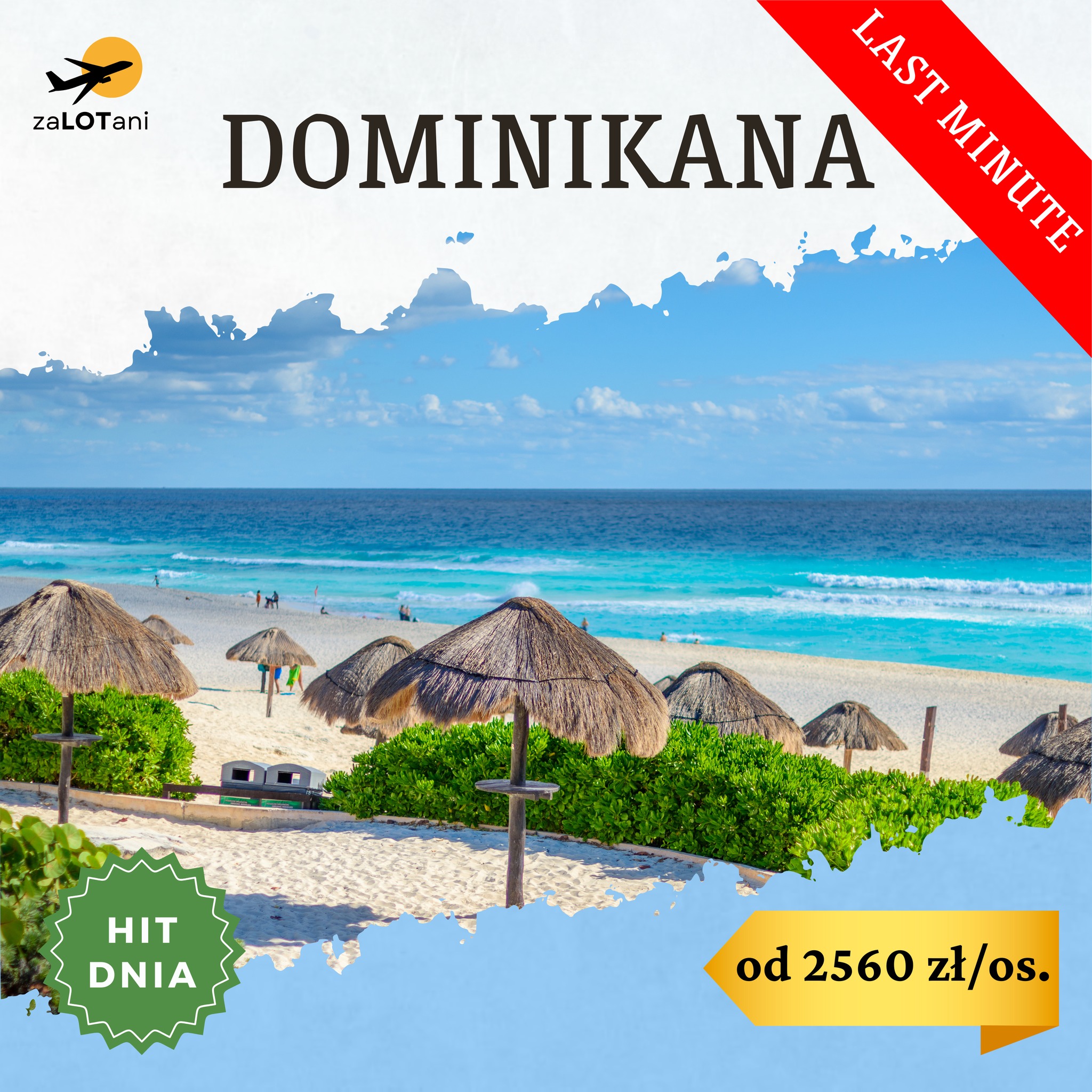 Hit Dnia na Dominikanę w opcji last minute od 2560 zł/os.